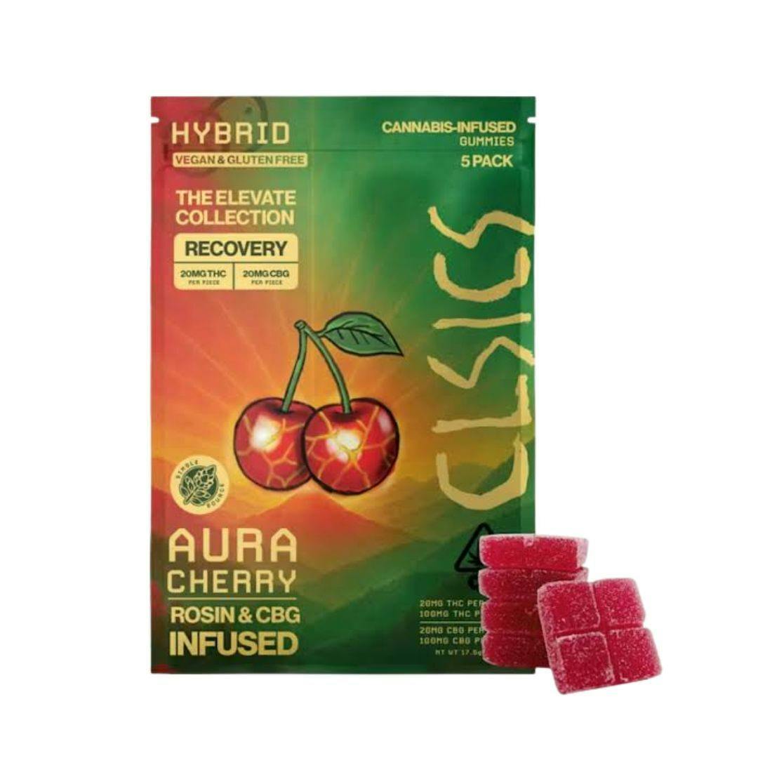 CLSICS | Aura Cherry 1:1 THC:CBG - 200mg Live Rosin Gummies