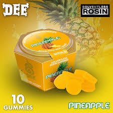 Dee - Gummies - 100mg THC 50mg THCv 10pk - Energy - Pineapple