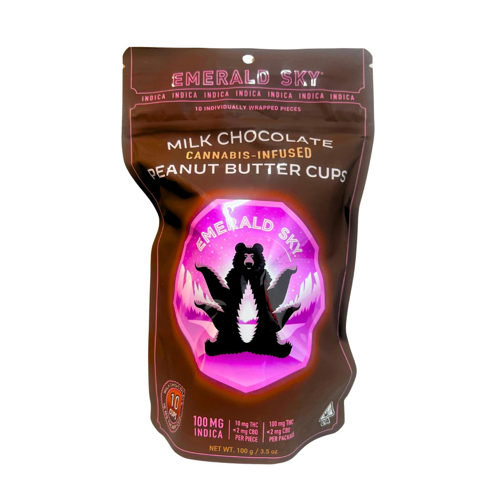 PEANUT BUTTER INDICA MILK CHOCOLATE CUPS