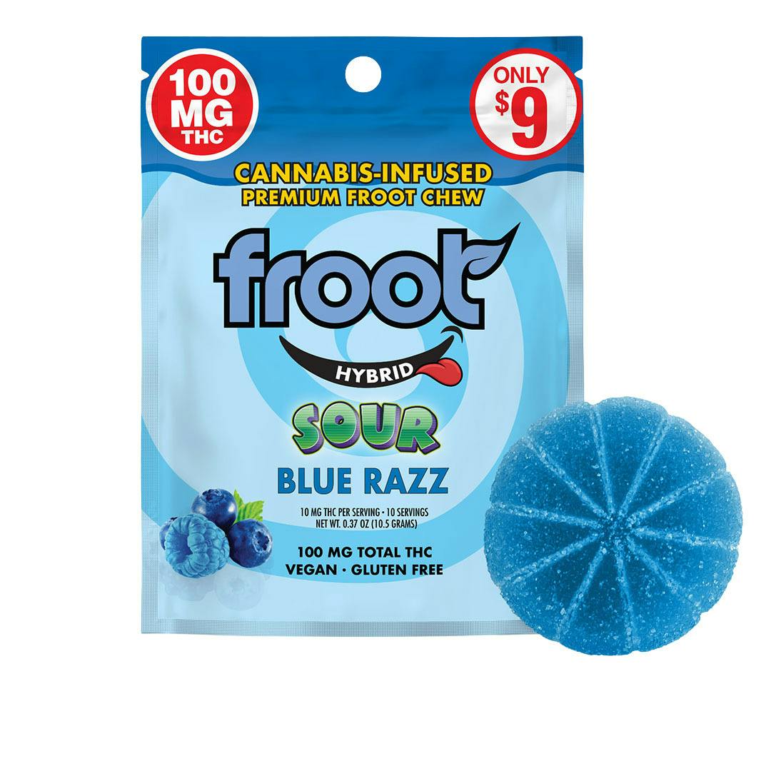 SOUR BLUE RAZZ GUMMIES