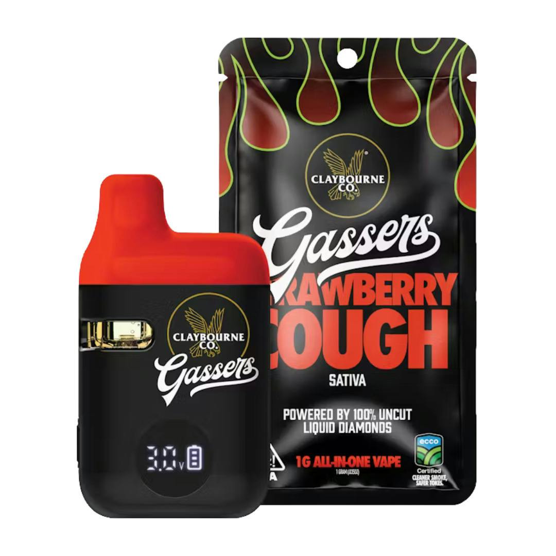 STRAWBERRY COUGH GASSERS LIQUID DIMONDS ALL-IN-ONE