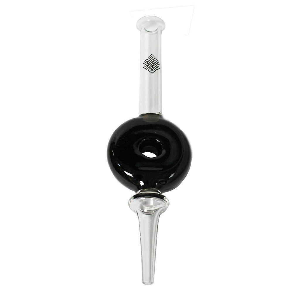 Glass Nectar Collector Doughnut - Black
