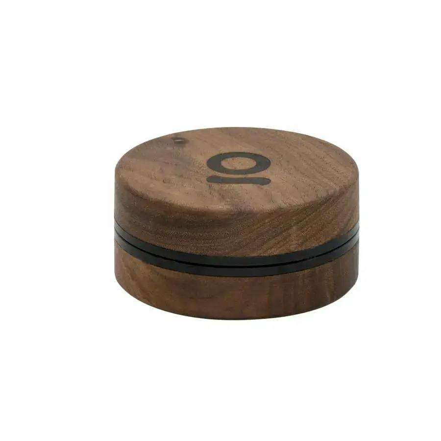 Black - 3" 2 pc Walnut/Aluminum Grinder