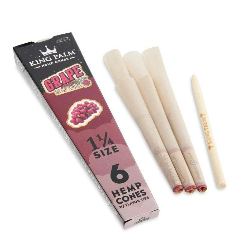 Hemp Cones - Grape Swish 1 1/4" (6pk)
