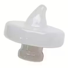 White - Glass UFO Carb Cap