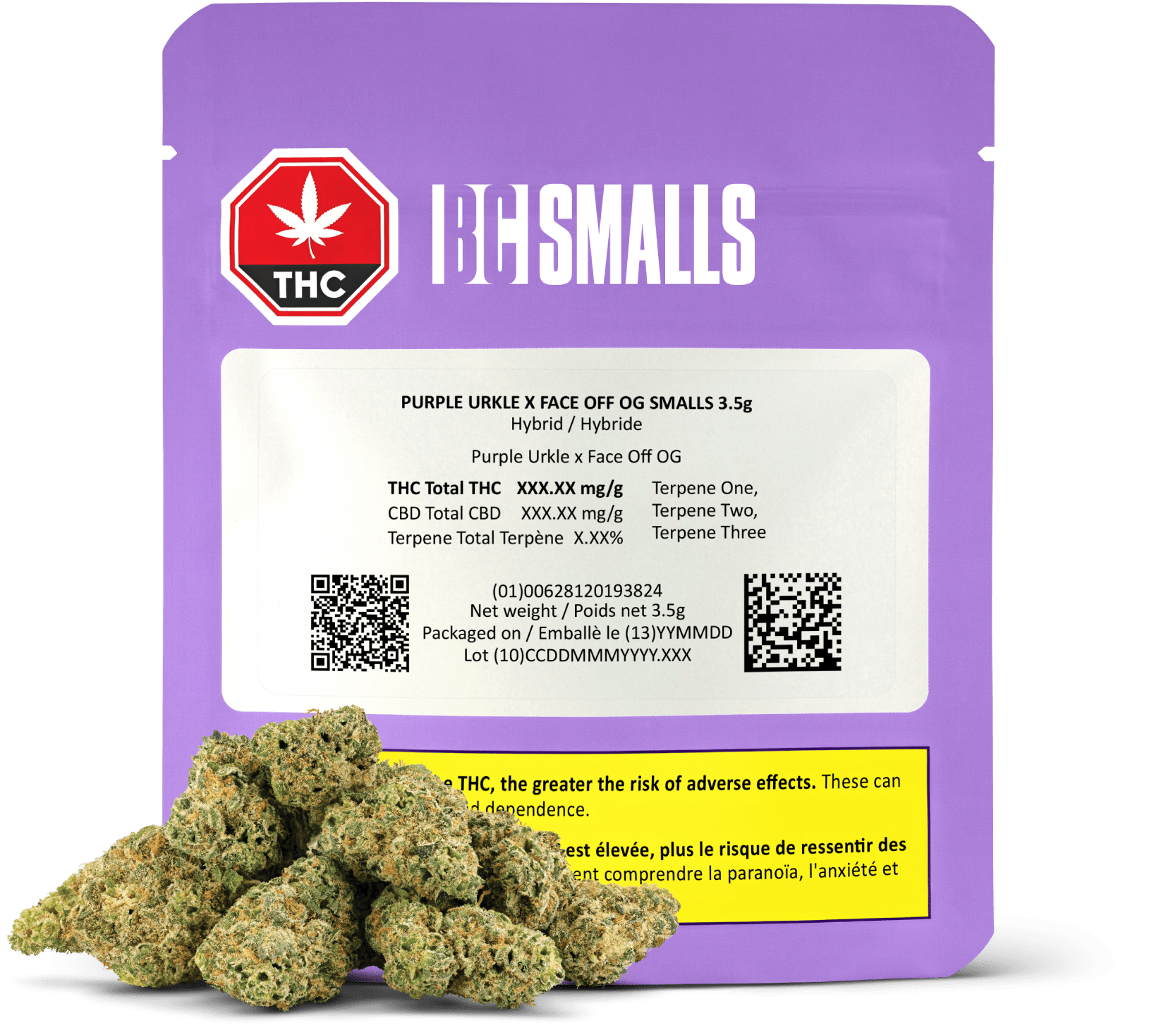 PURPLE URKLE X FACE OFF OG SMALLS - 3.5g