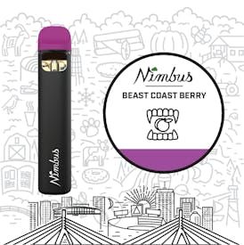 1g Beast Coast Berry Disposable Vape