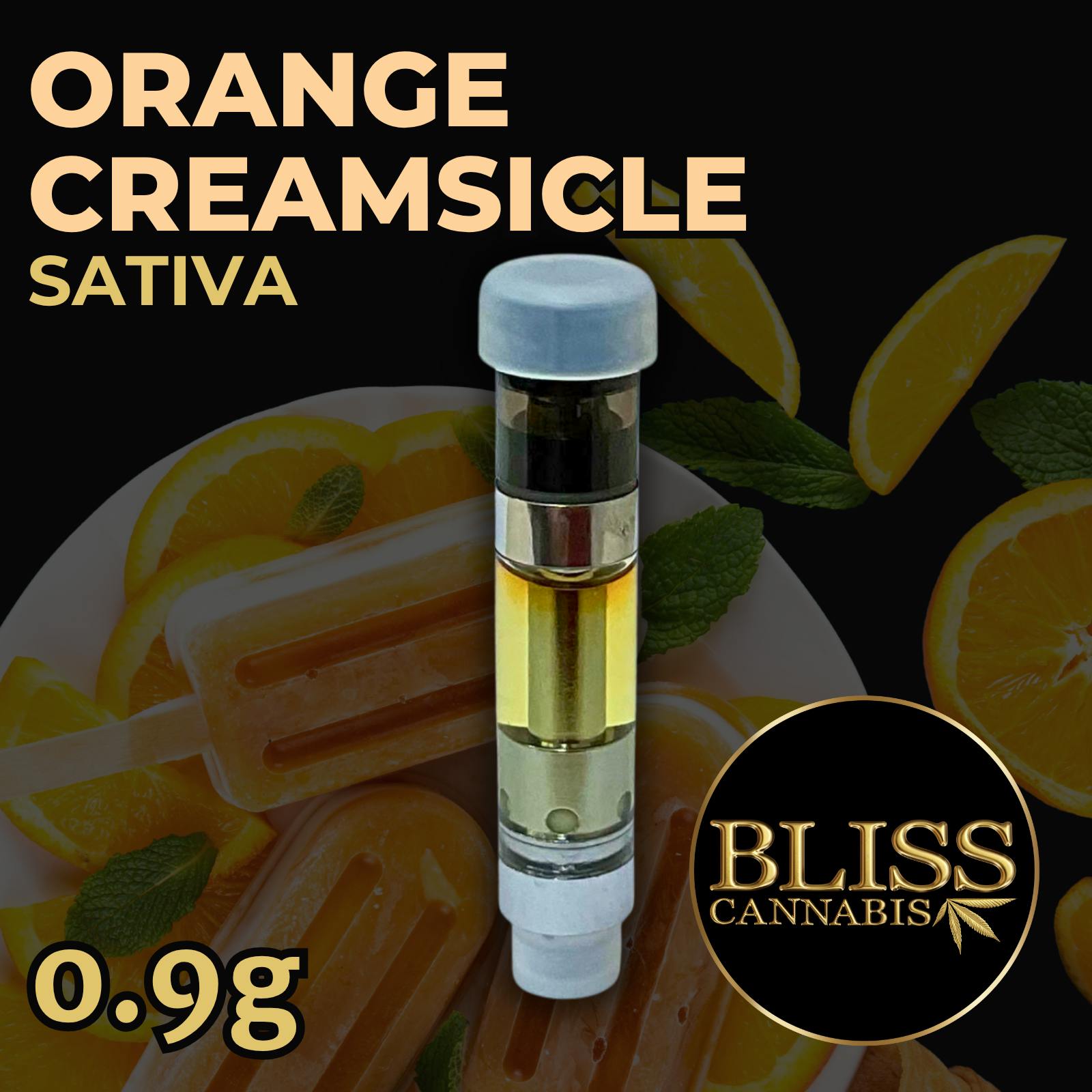 BLISS Orange Creamsicle .9g Cartridge