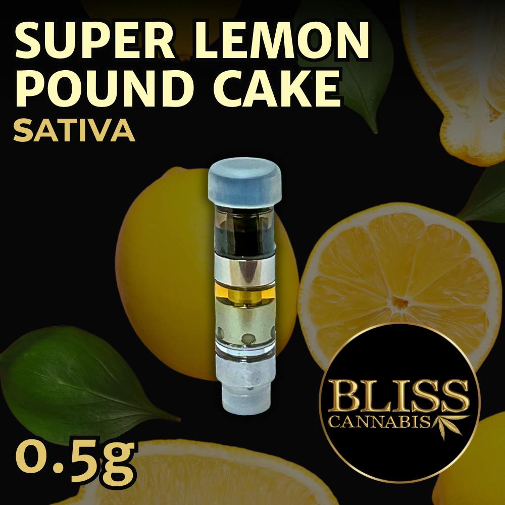 BLISS Super Lemon Pound Cake .5g Cartridge