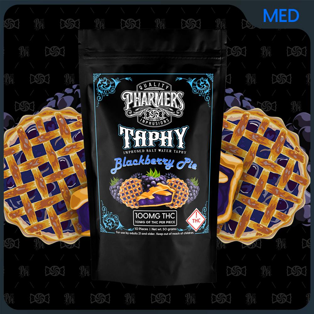 Pharmers Blackberry Pie (H) 100mg Taphy