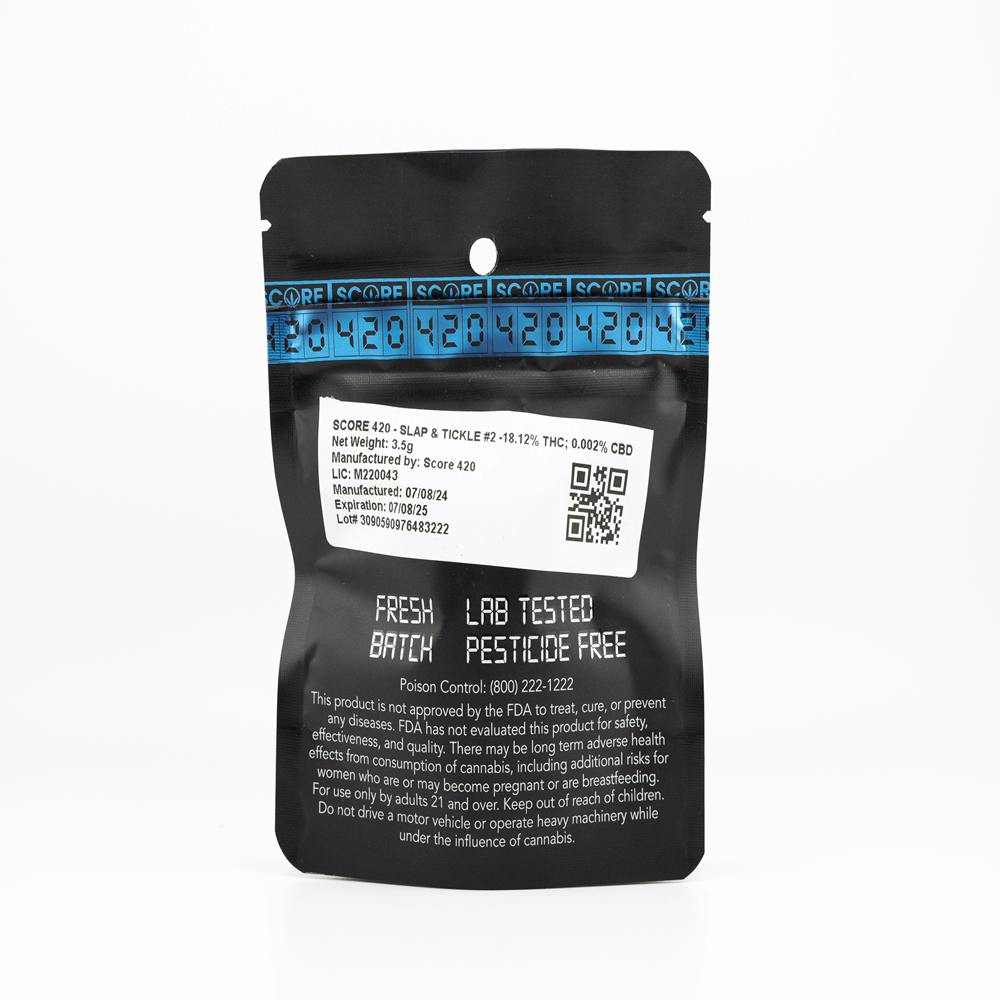 S420 Slap & Tickle #2 (I) 3.5g by Score 420 Flwr