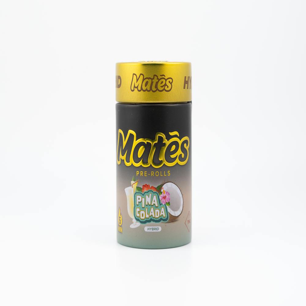 Muha Meds Mates Pina Colada (H) 3g 5pk Infused Prerolls by Muha Meds