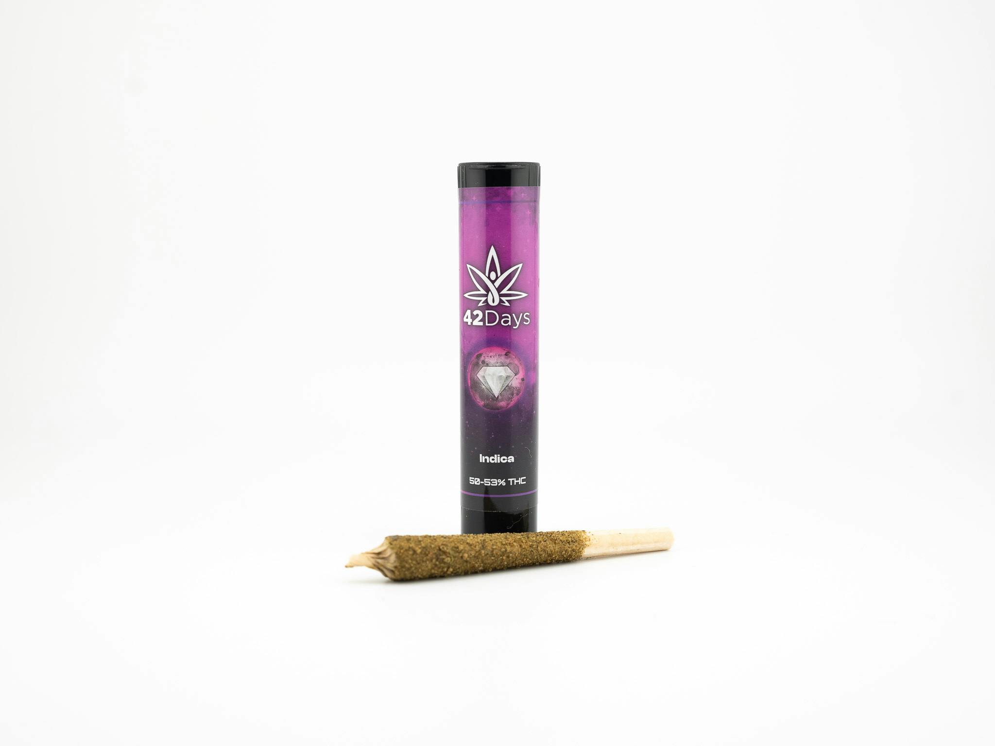 42Days Strawberry Cheeze Cake (I) .75g Infused Preroll by 42Days