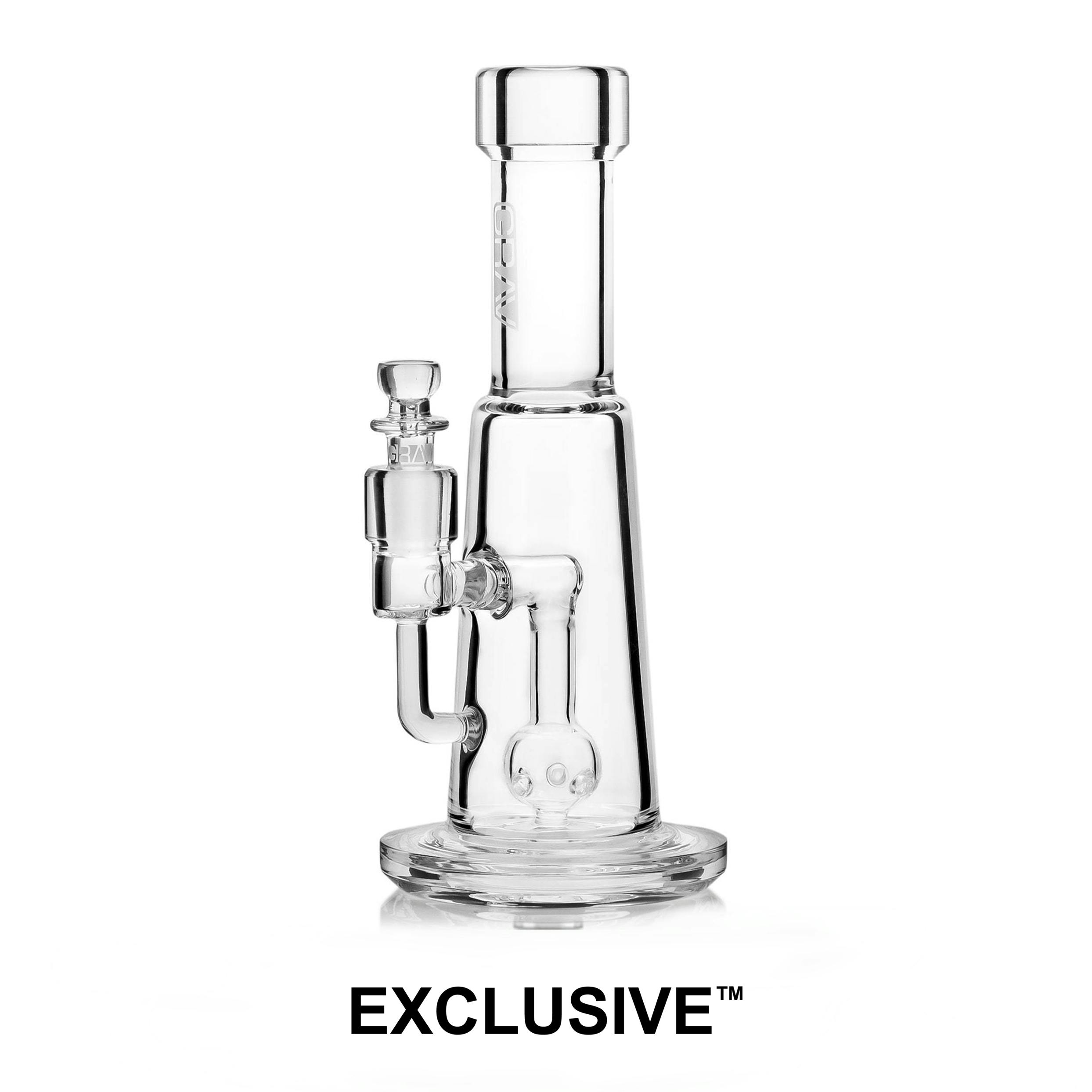 Small Straight Base w/Orb Perc Water Pipe