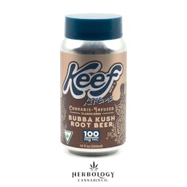Keef Soda | Infused Beverage | Bubba Kush Root Beer | 100mg
