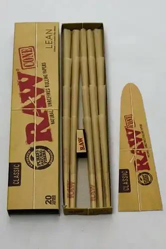 Raw Classic Lean King Cones (20 Pack)
