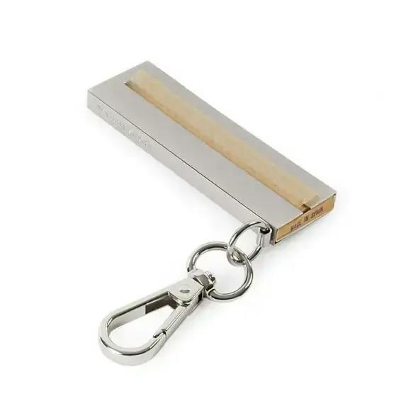 Papers Dispenser Keychain - Silver