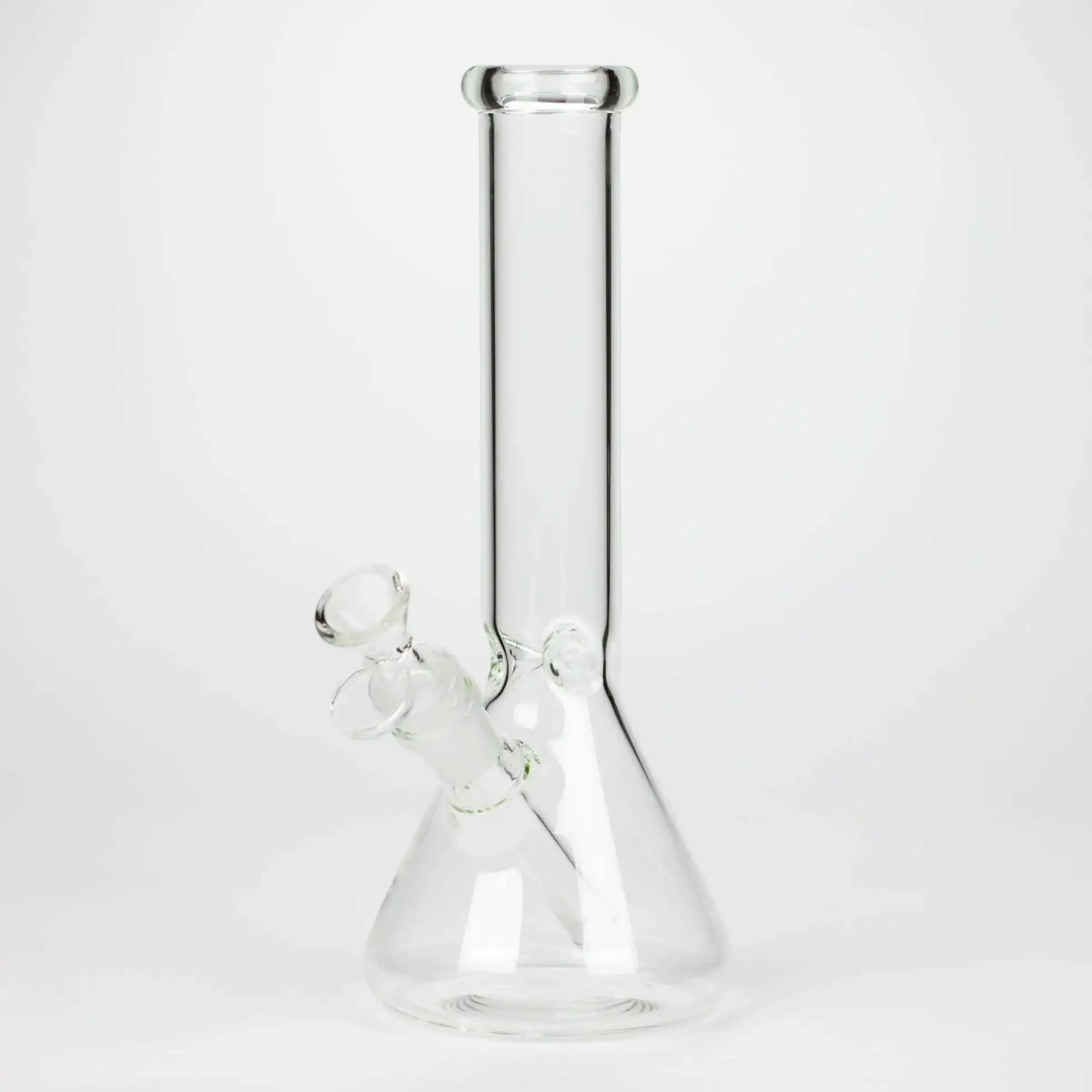10" Clear Electroplate Glass Bong w/ Bowl