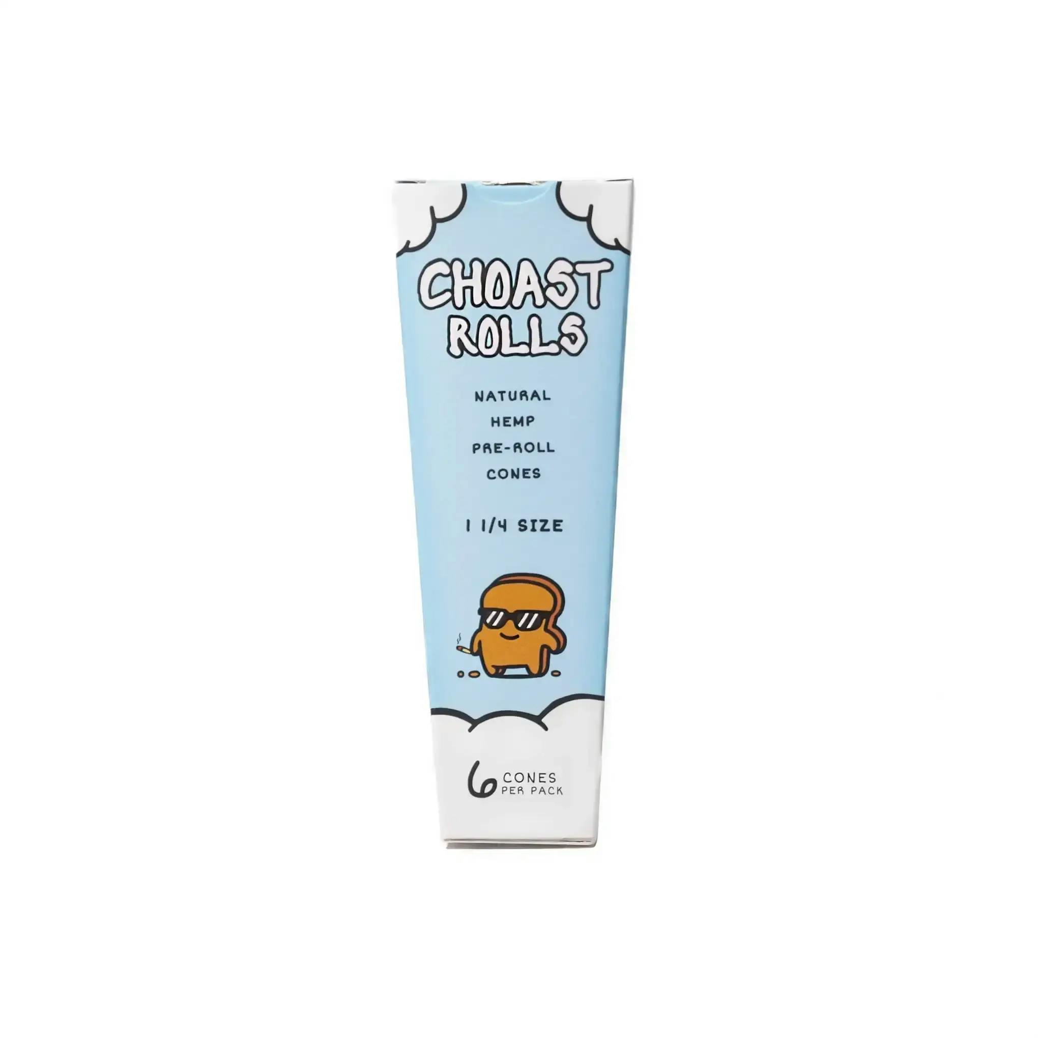 Choast Rolls 1-1/4 Hemp Cones (6 Pack)
