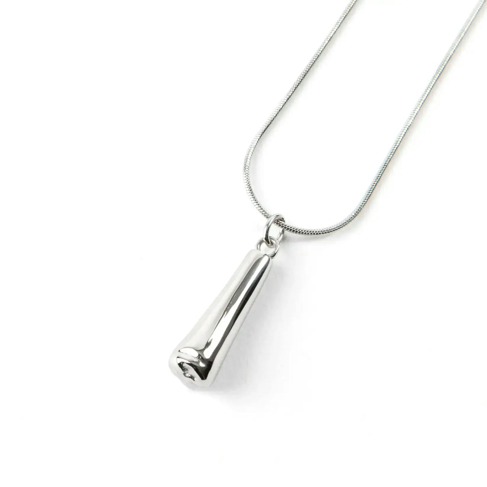Roach Charm Necklace - Silver