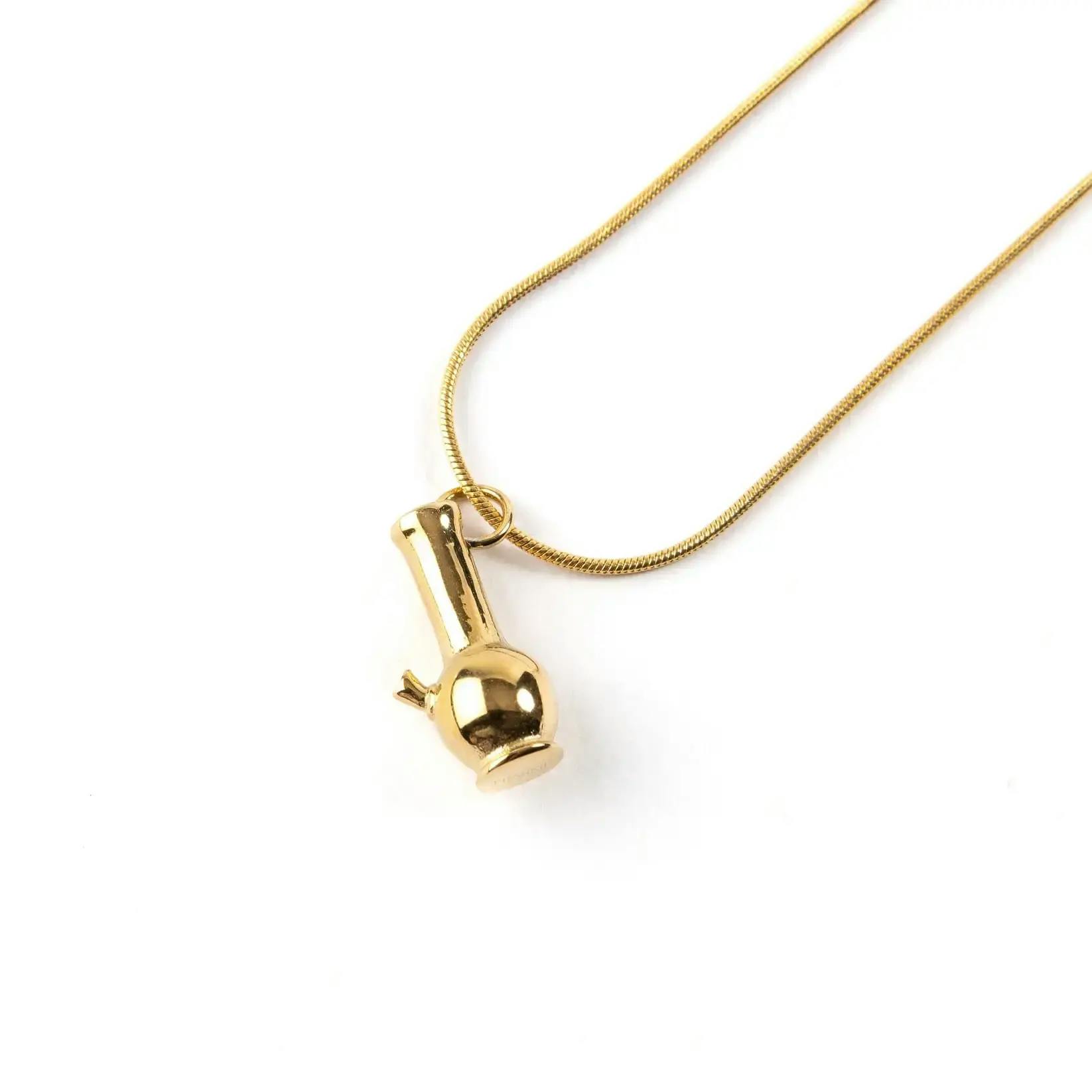 Bong Necklace - Gold