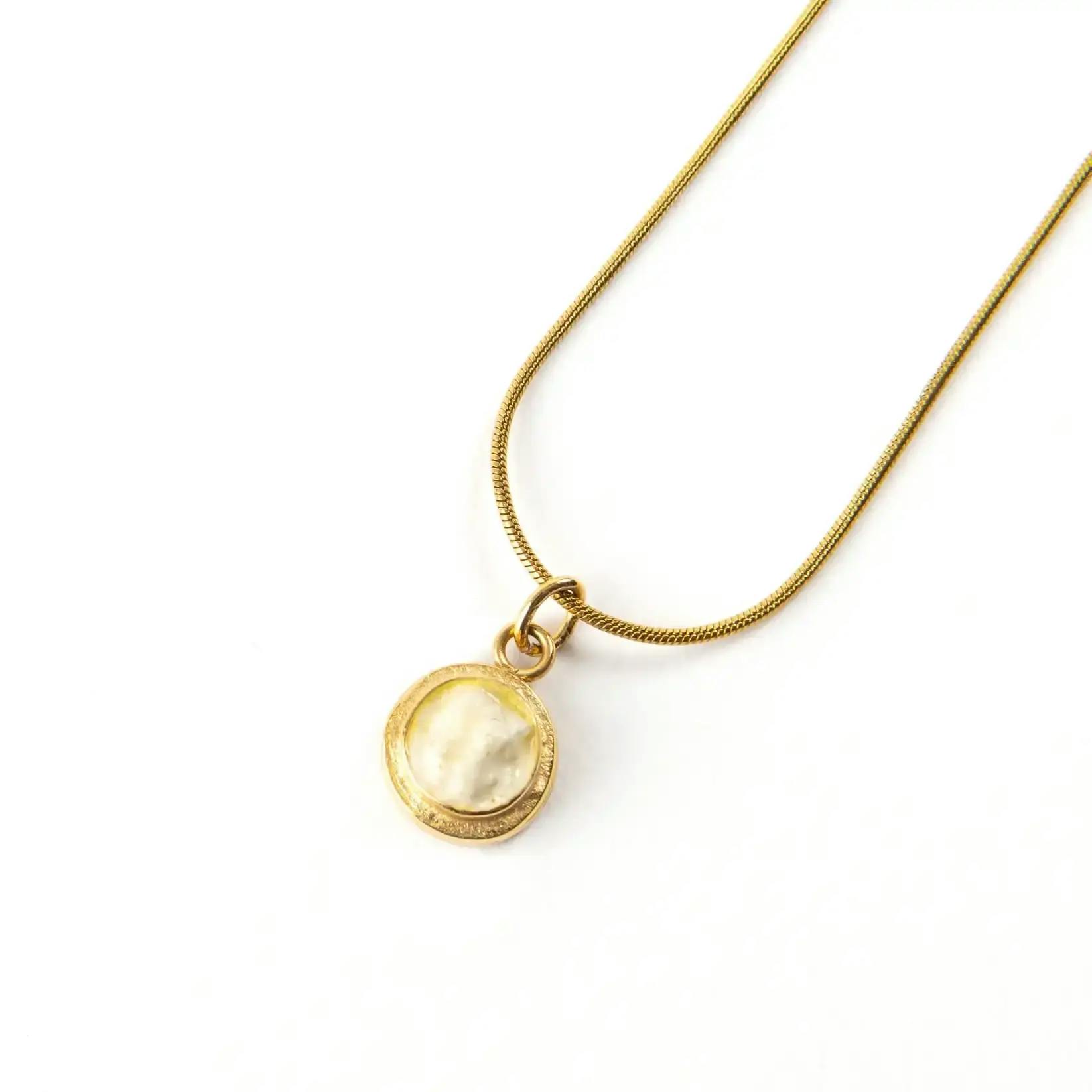 Dab Charm Necklace - Gold