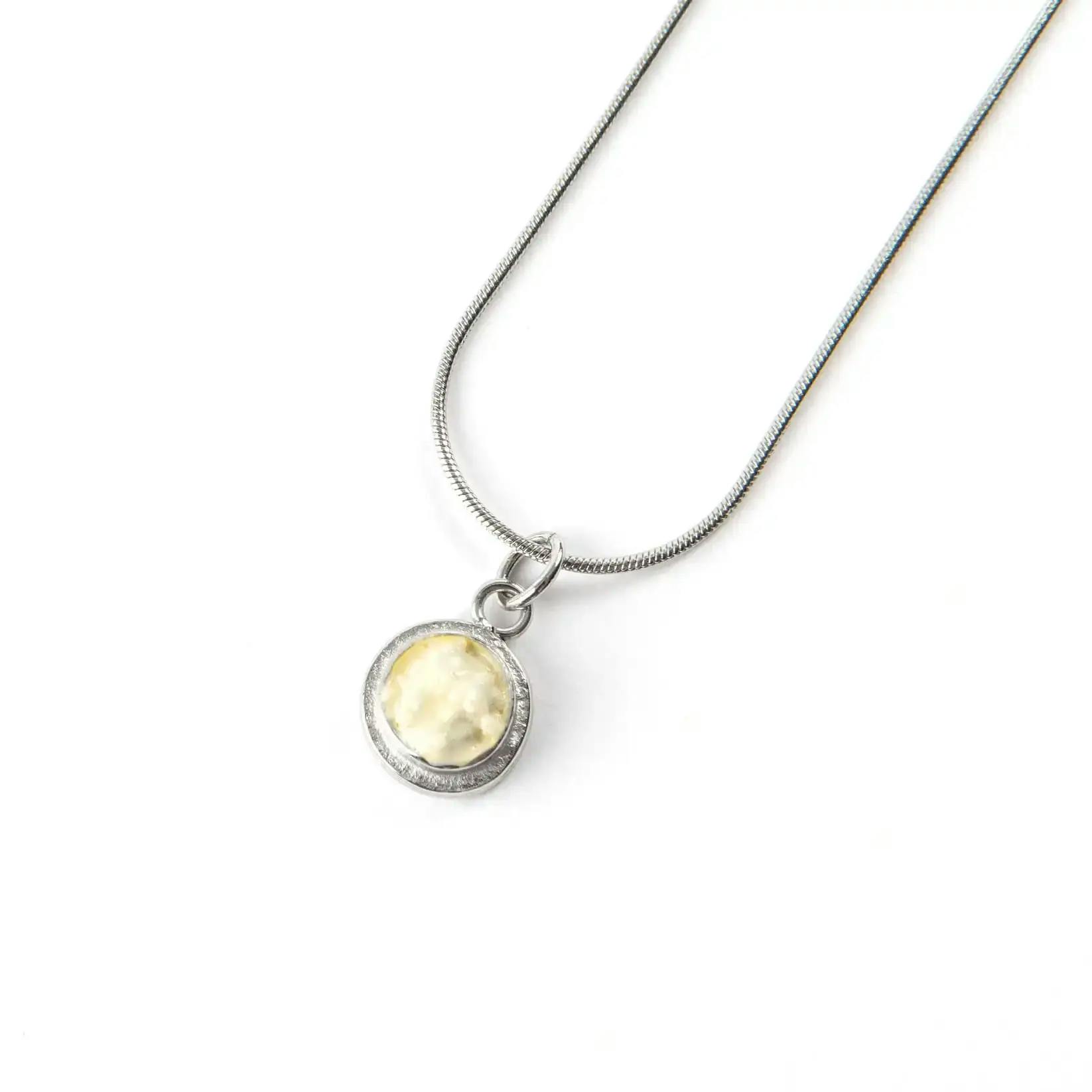 Dab Charm Necklace - Silver