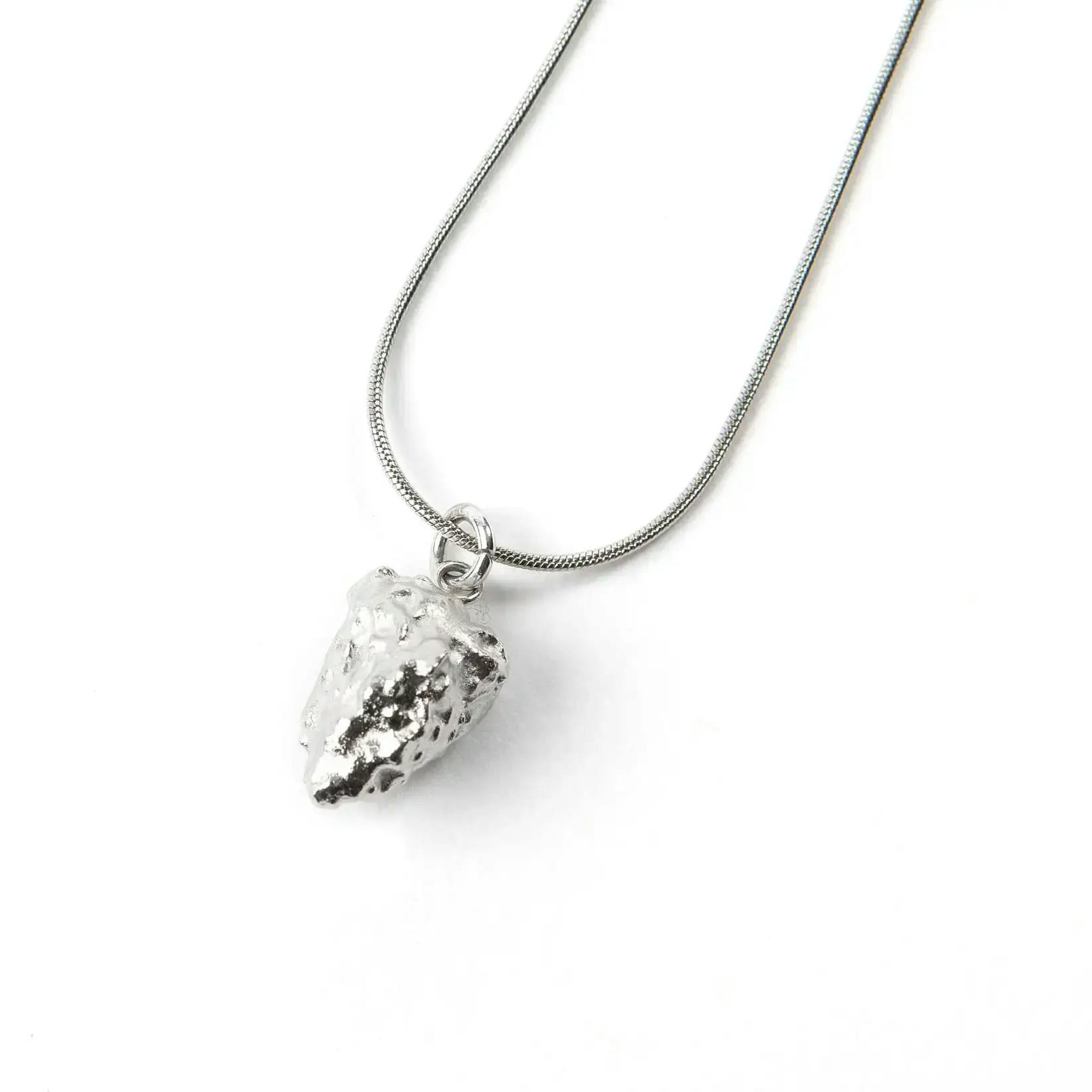 Nug Charm Necklace - Silver