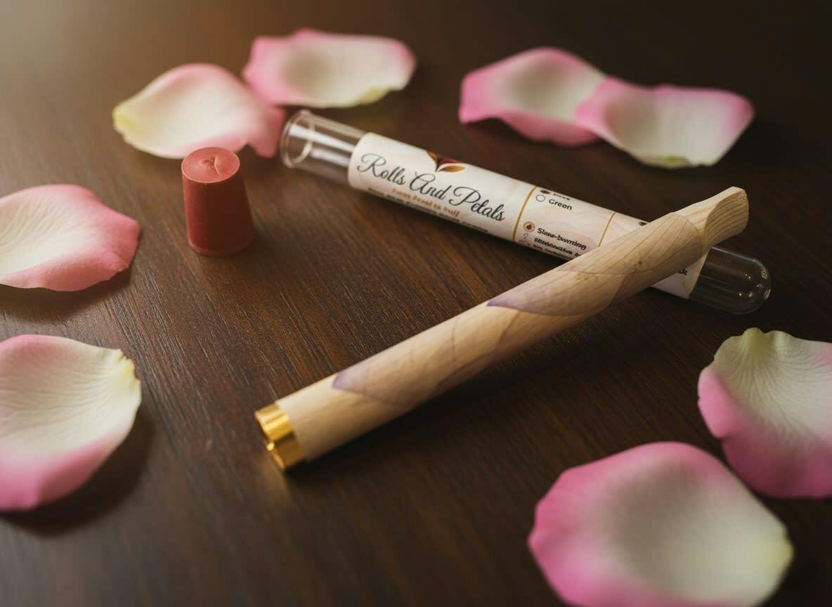 Blue Lotus Petal Cones (Wood Tip)