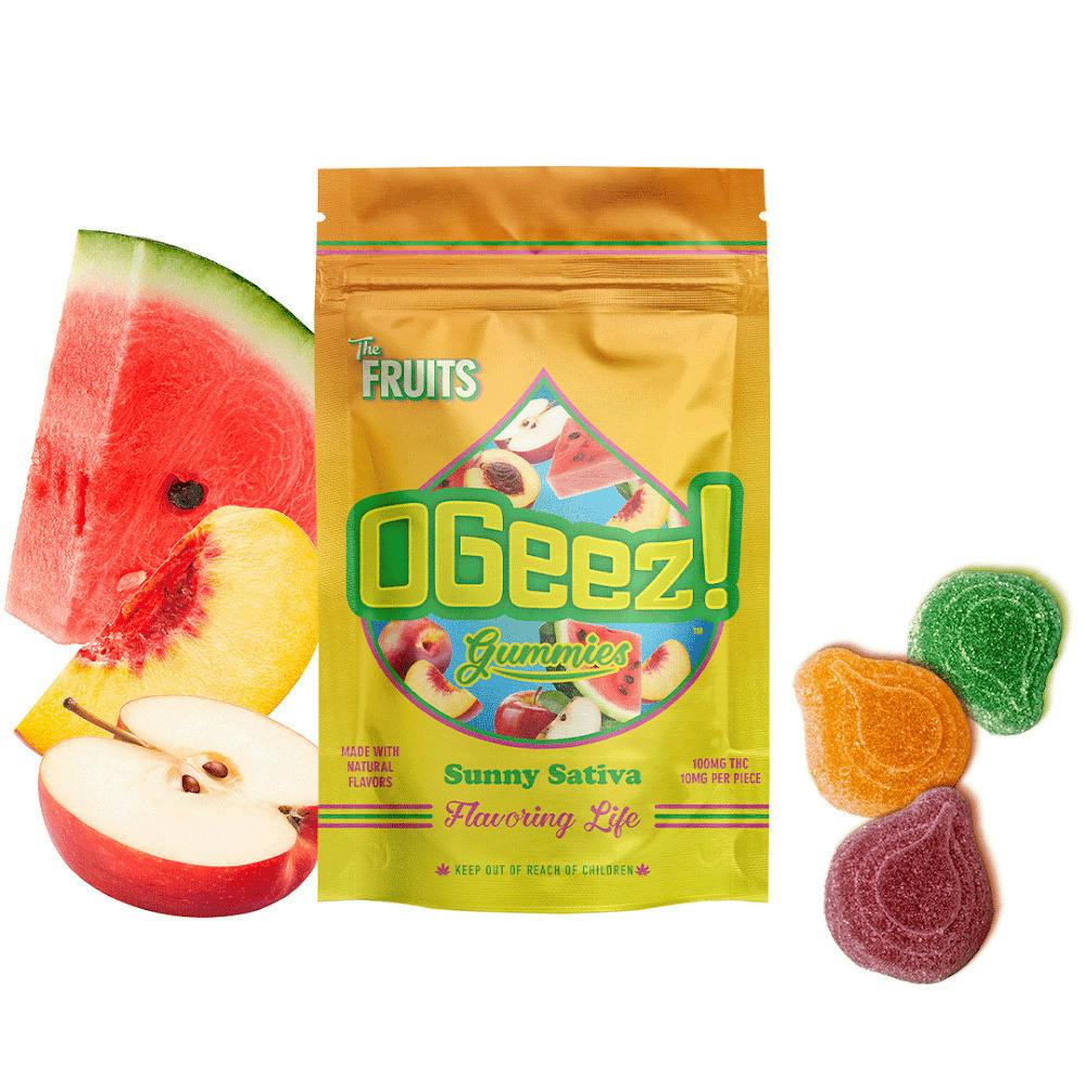 Ogeez! The Fruit Sativa Gummies 10mg at Zanzibar dispensary