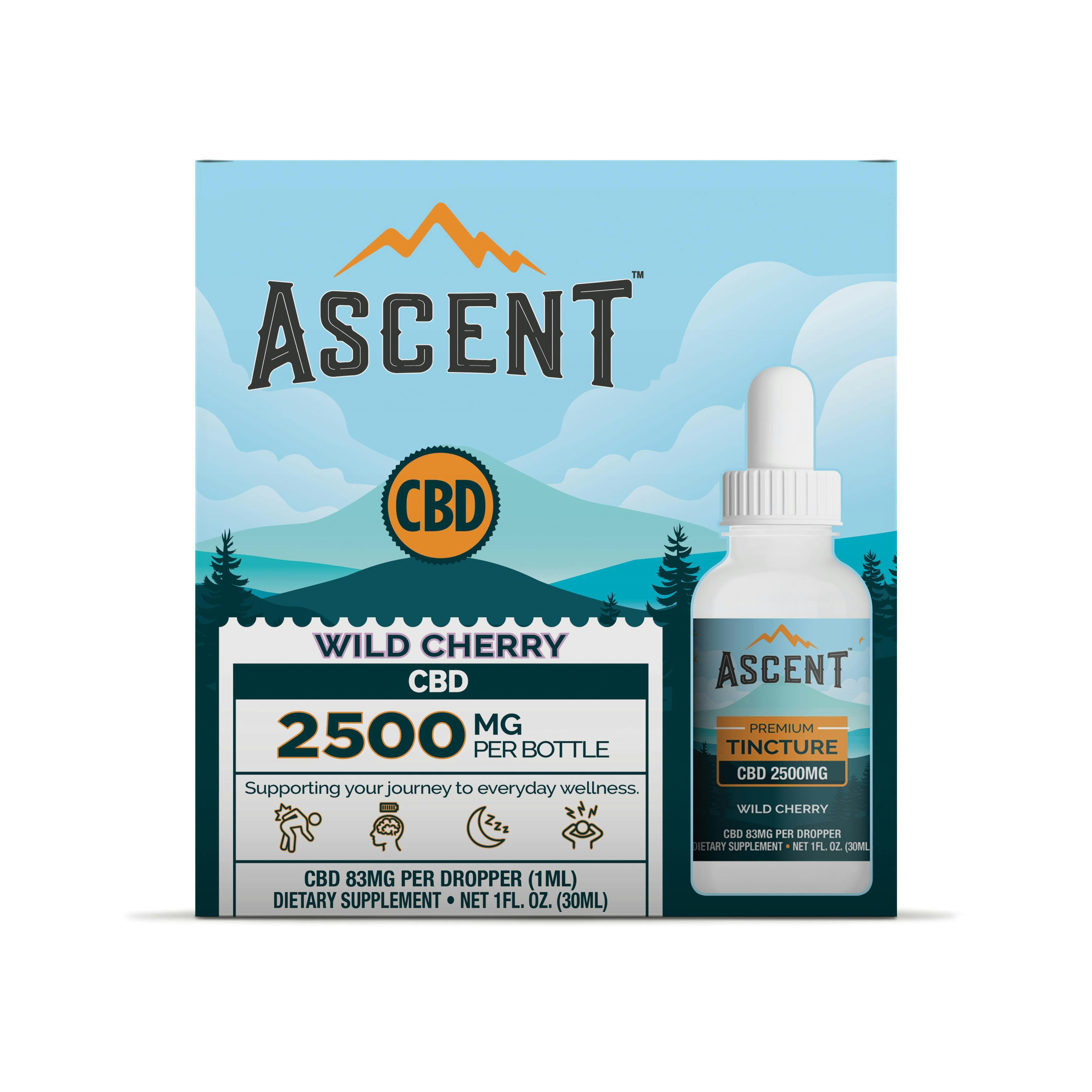 2500mg CBD Wild Cherry