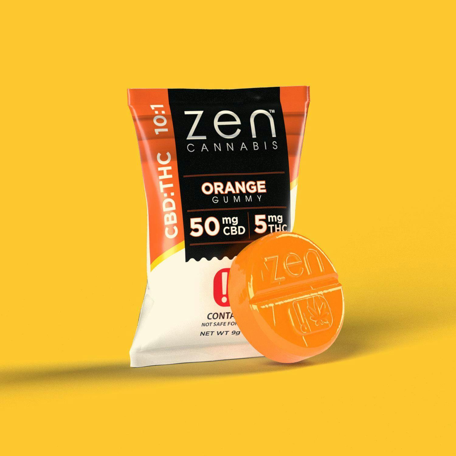 Orange 10:1 (50mg:5mg) CBD:THC