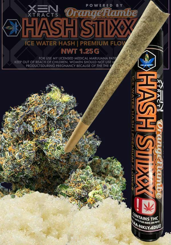 Orange Flambe (1g) Hash Infused Preroll