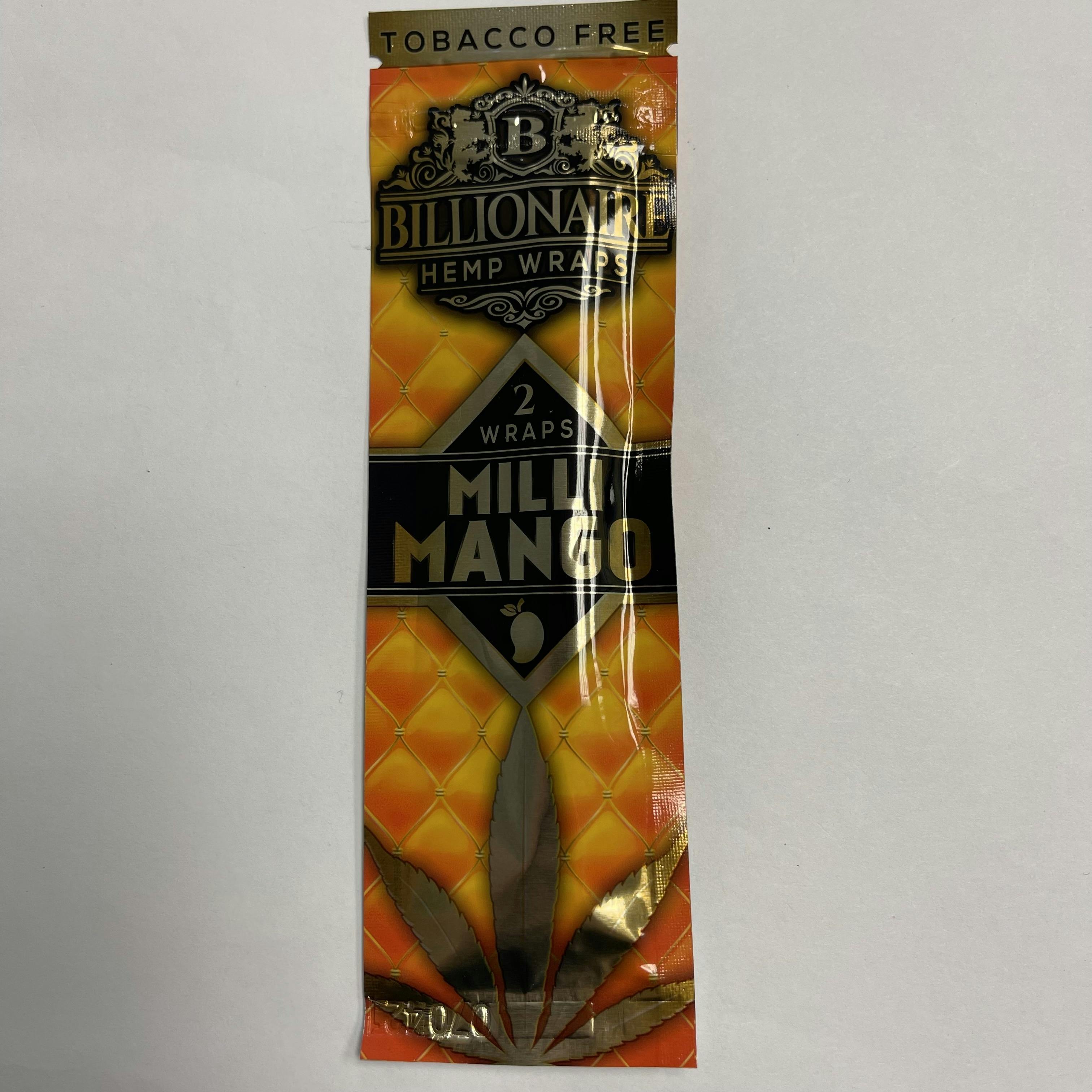 Billionaire Milli Mango Hemp Wraps (2pk)