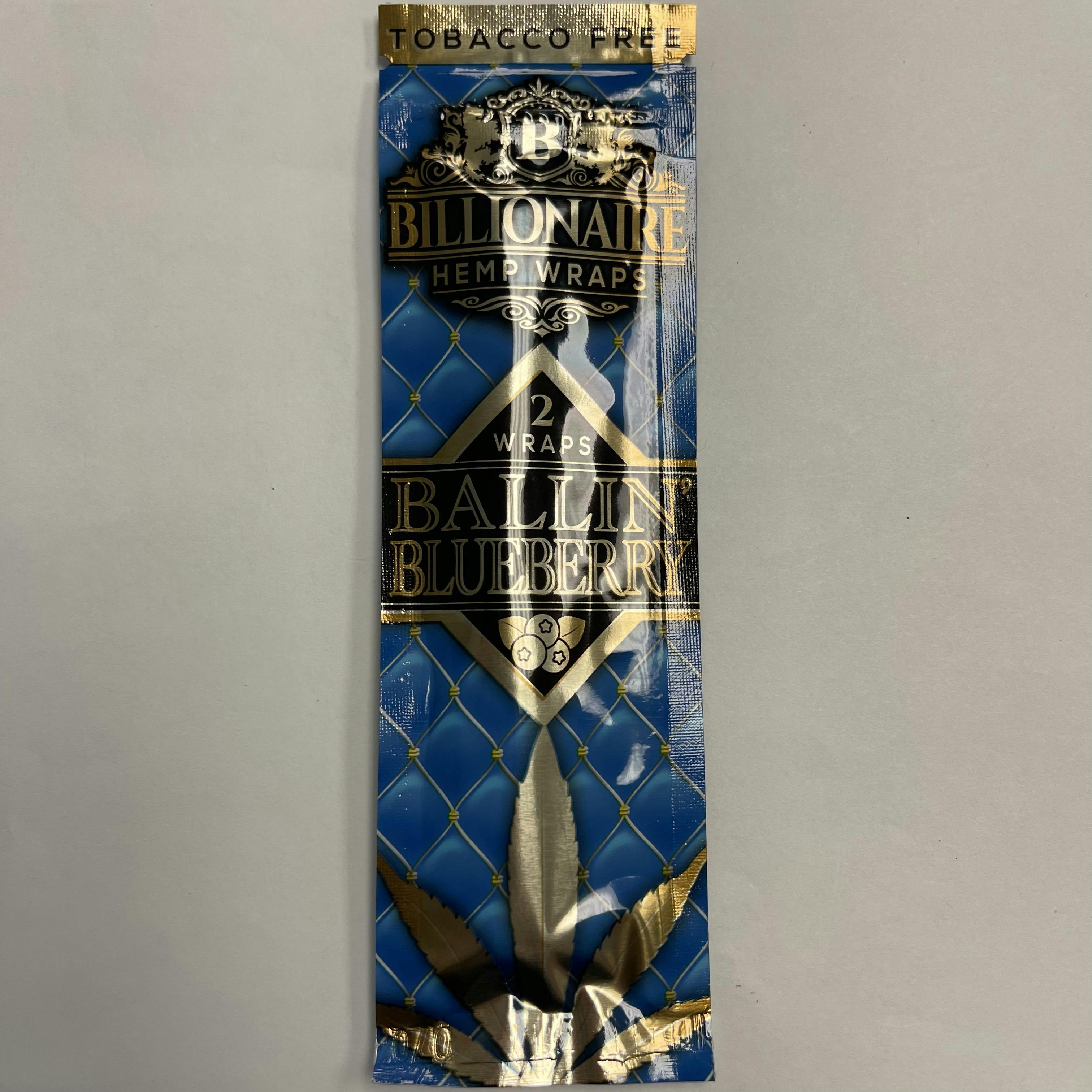 Billionaire Ballin' Blueberry Hemp Wraps (2pk)