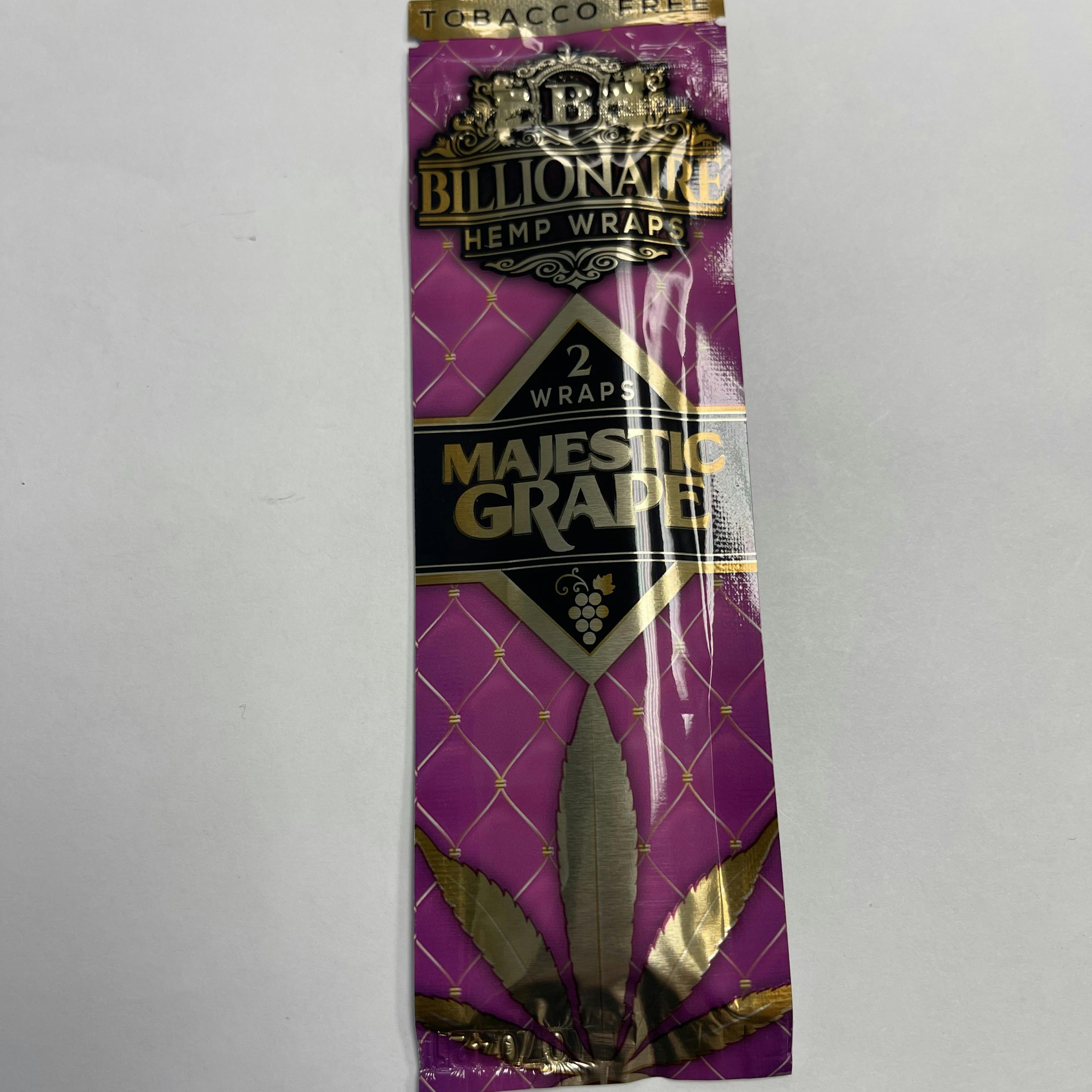 Billionaire Majestic Grape Hemp Wraps (2pk)