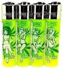 Clipper Reusable Lighter- Green Color