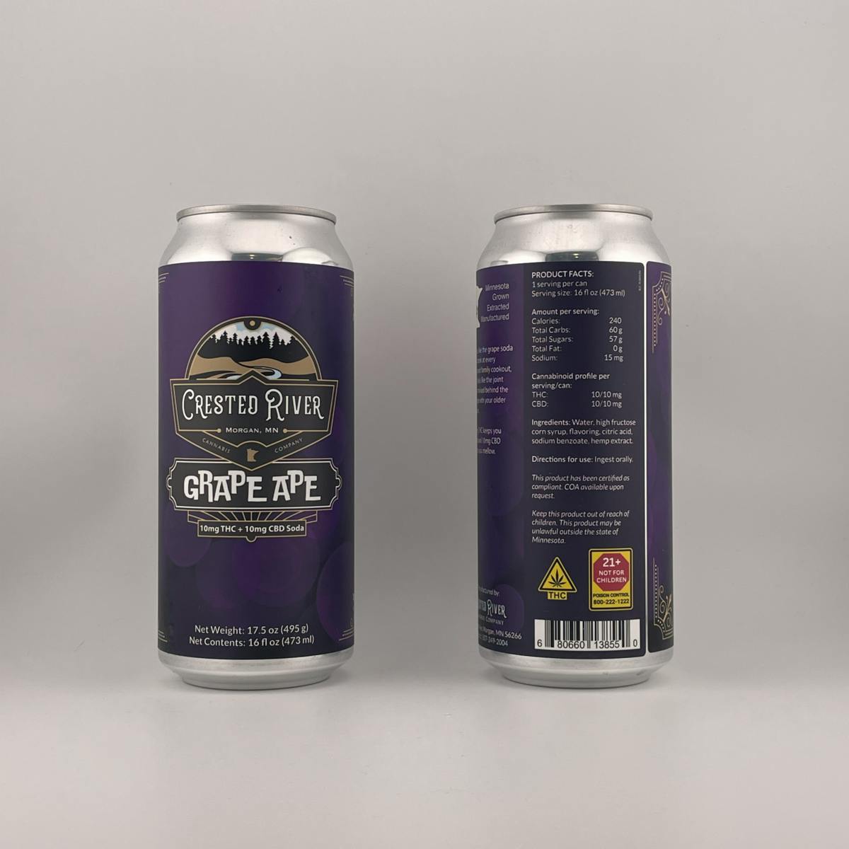 Grape Ape | THC + CBD Soda