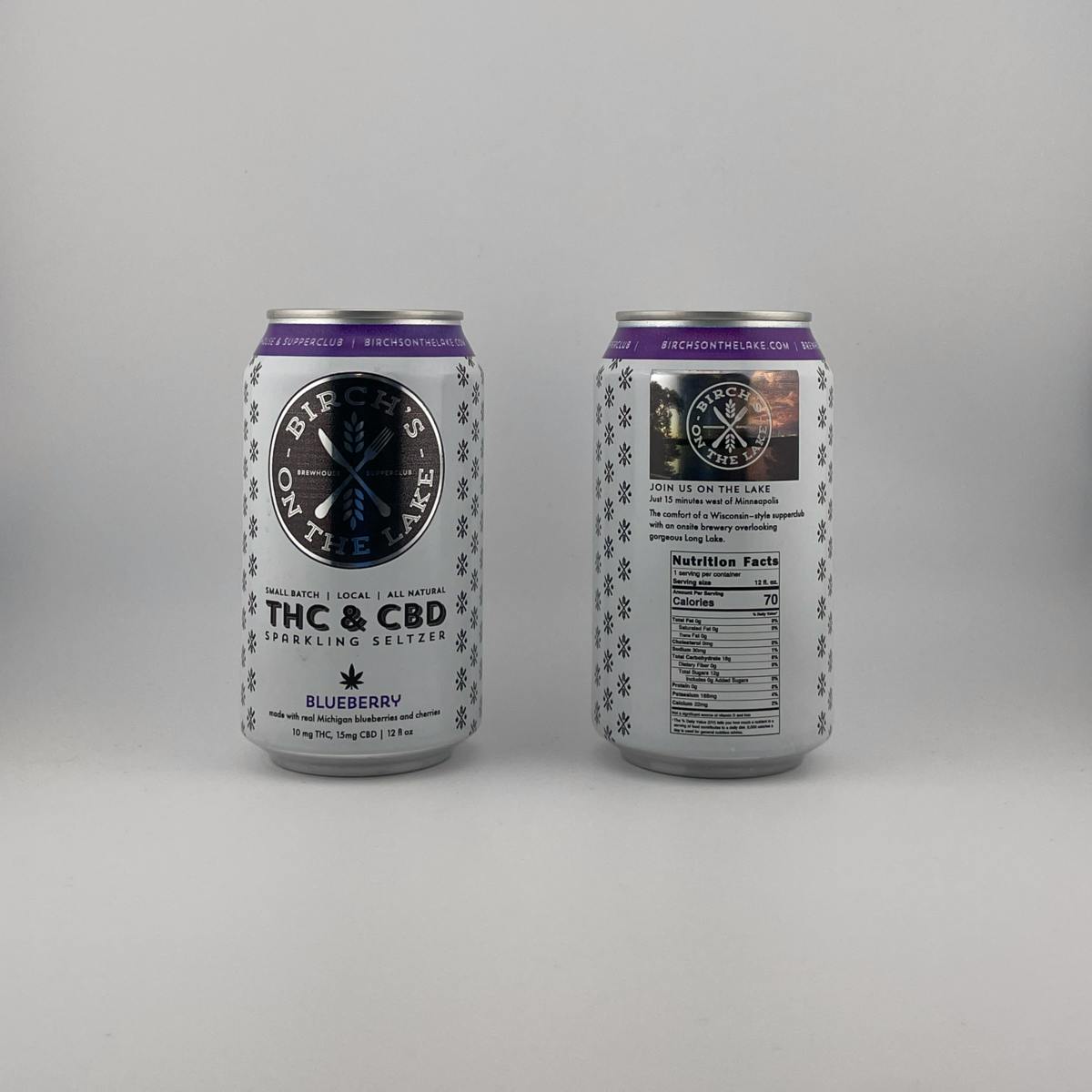 Blueberry | THC + CBD Seltzer