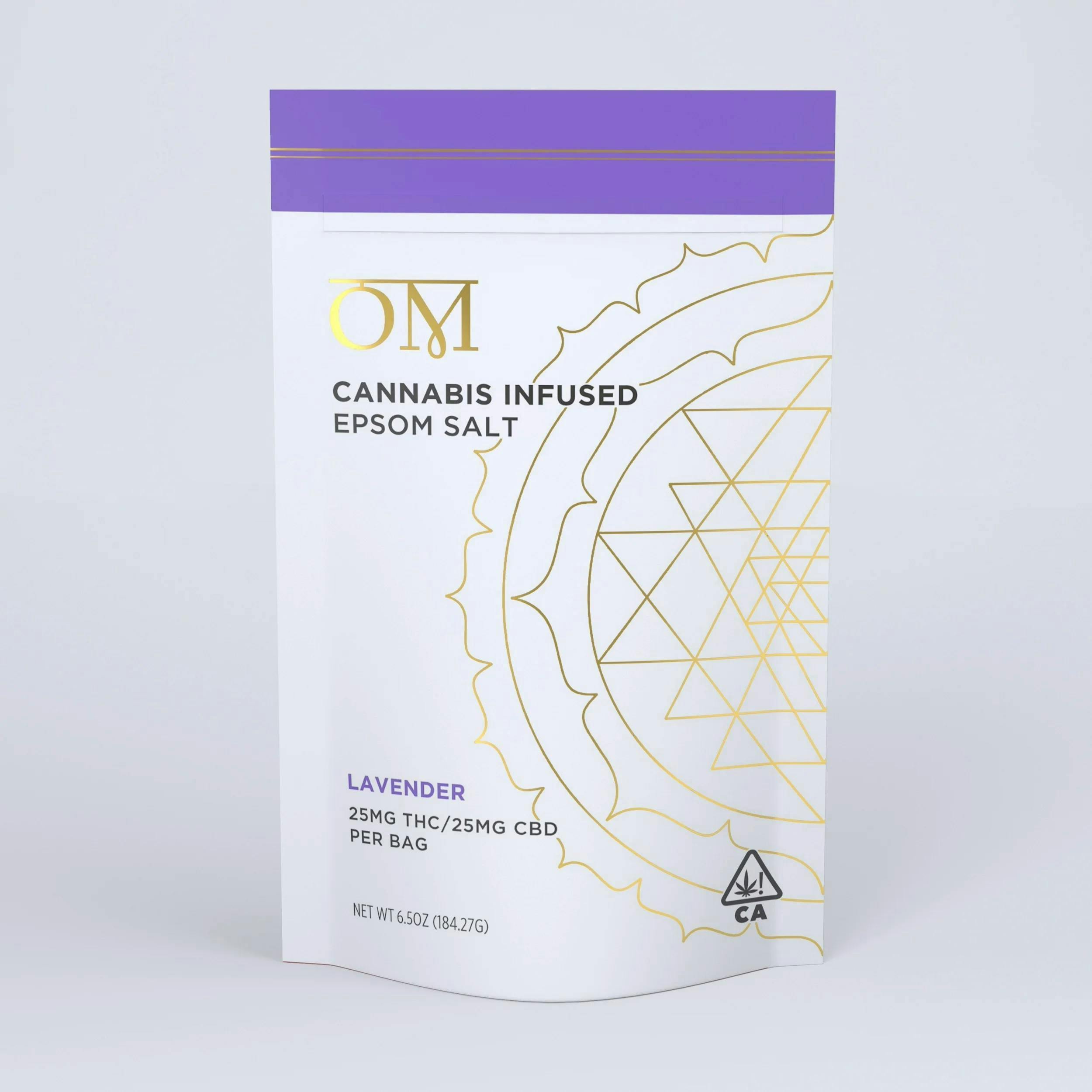 OMLiving - Lavender Epsom Salt | 25MG THC:25MG CBD