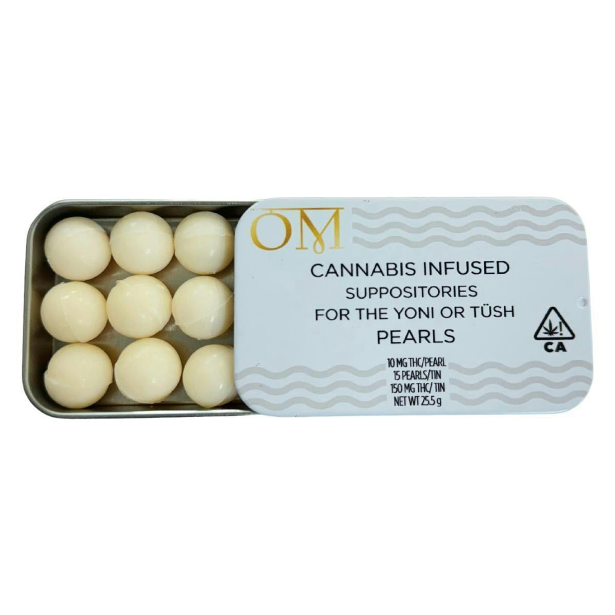 OMLiving - Extra Strength Pearl Suppositories | 15pcs x 10mg THC