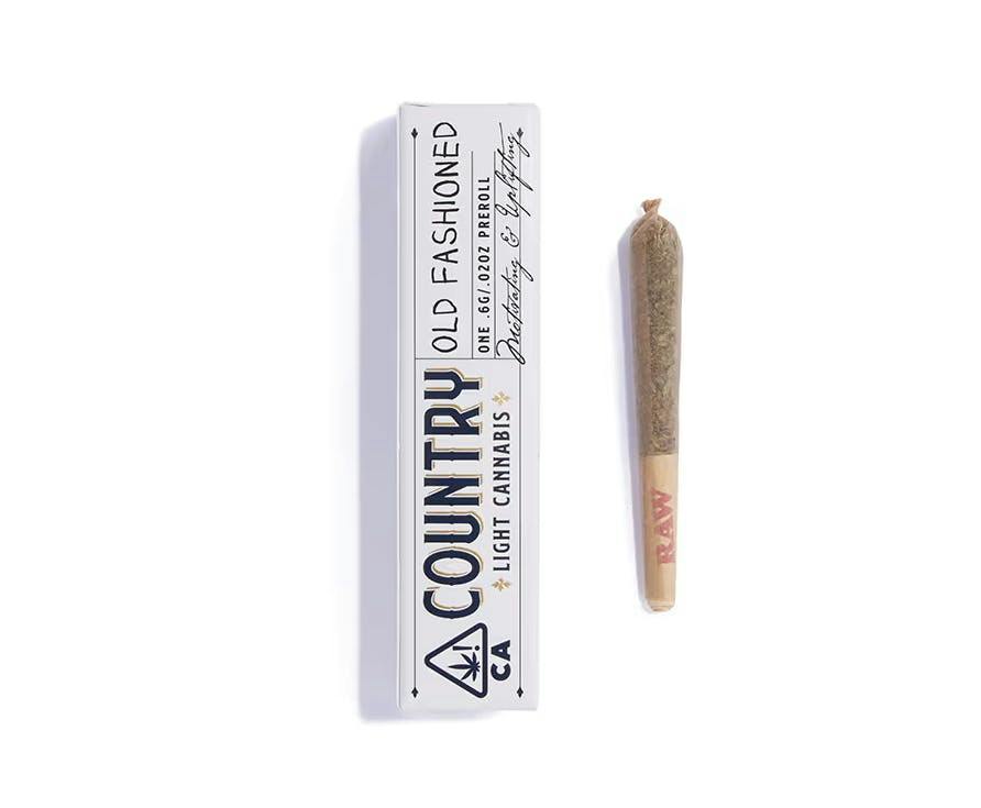 Country Cannabis - Old Fashioned 1:1 CBD:THC | .6g Preroll