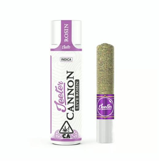 Jeeter - Grape ape | 1.3g Live Rosin Cannon Preroll - 1 gram