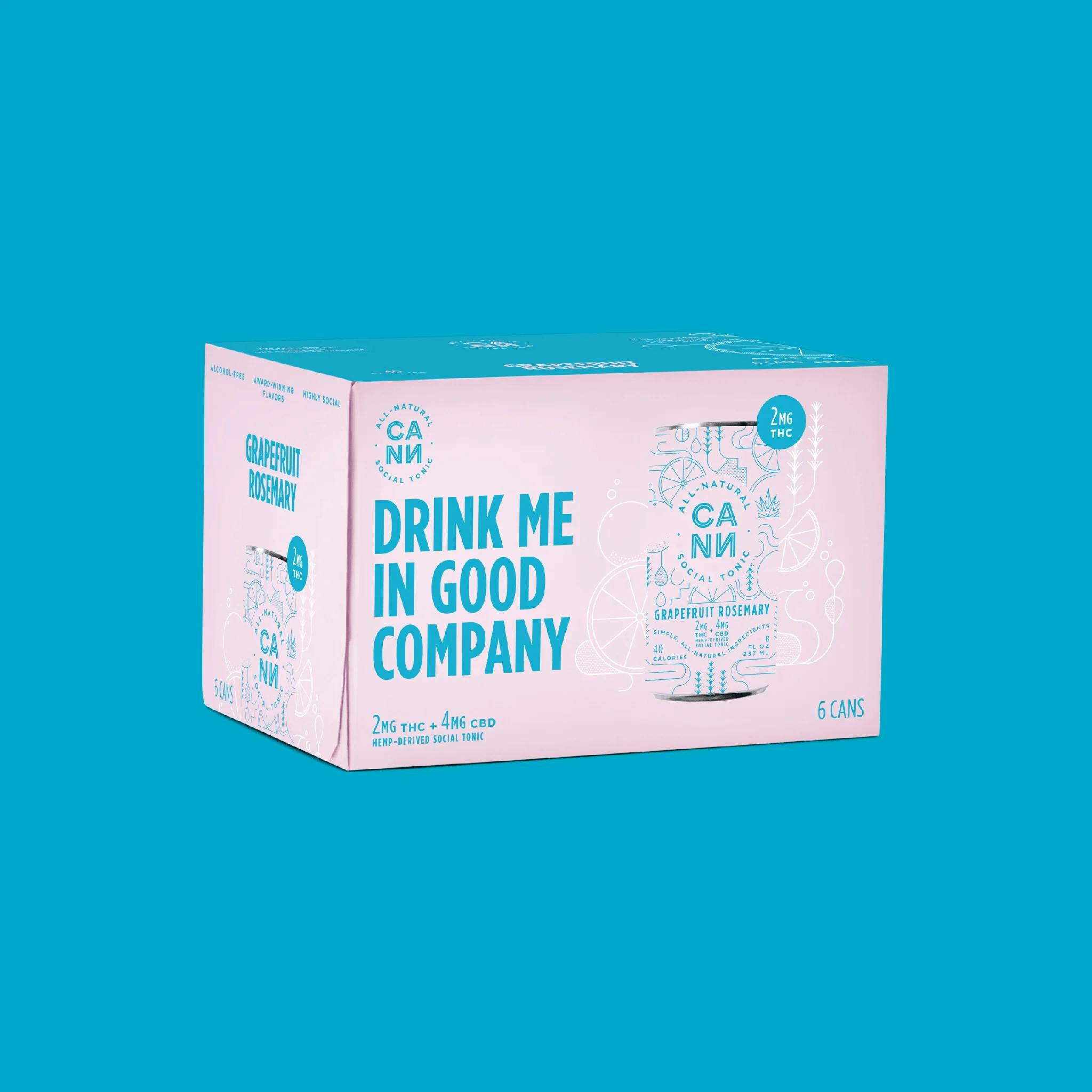 CANN - Grapefruit Rosemary | 5mg | 4 pack