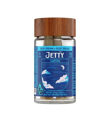 Jetty Extracts - Blue Dream x Sour Diesel | 2.5g | .5g x 5 High THC Preroll Pack