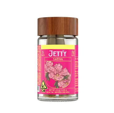 Jetty Extracts - Maui Wowie x Royal Octane | 2.5g | .5g x 5 High THC Preroll Pack
