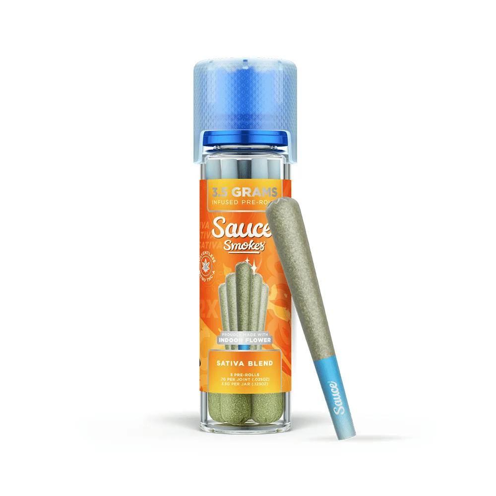 Sauce - Orange Apricot Blend | 3.5g | Infused Preroll 5pk