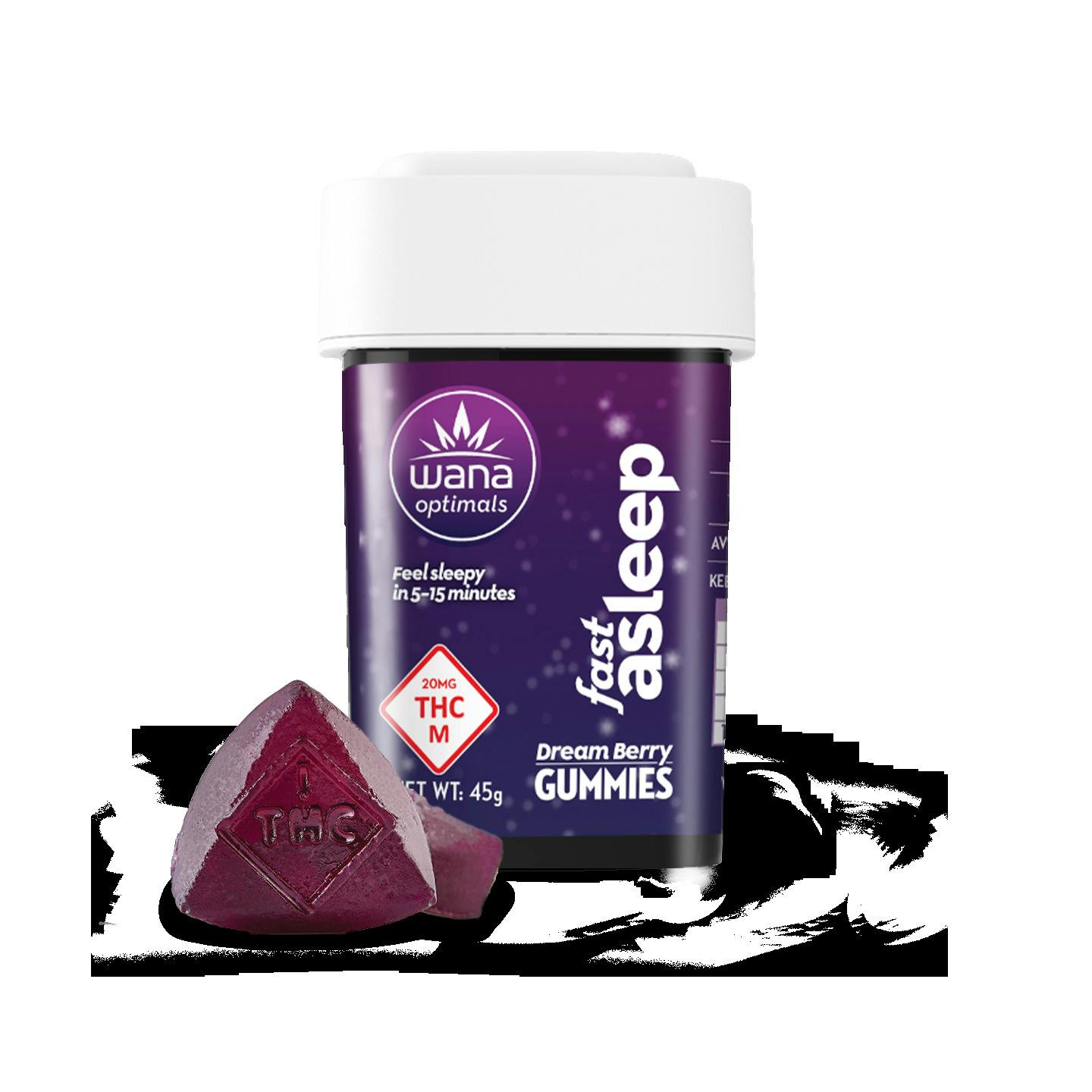 Wana | Gummies | Fast Asleep Optimals 20mg