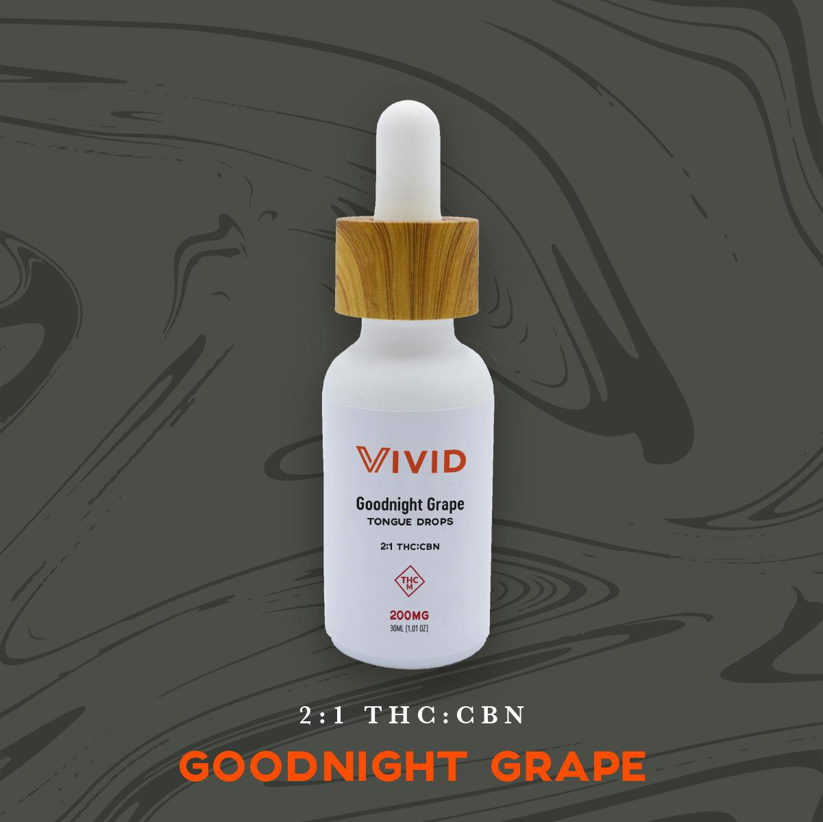 Vivid | Tincture | Goodnight Grape 2:1 THC:CBN 200mg