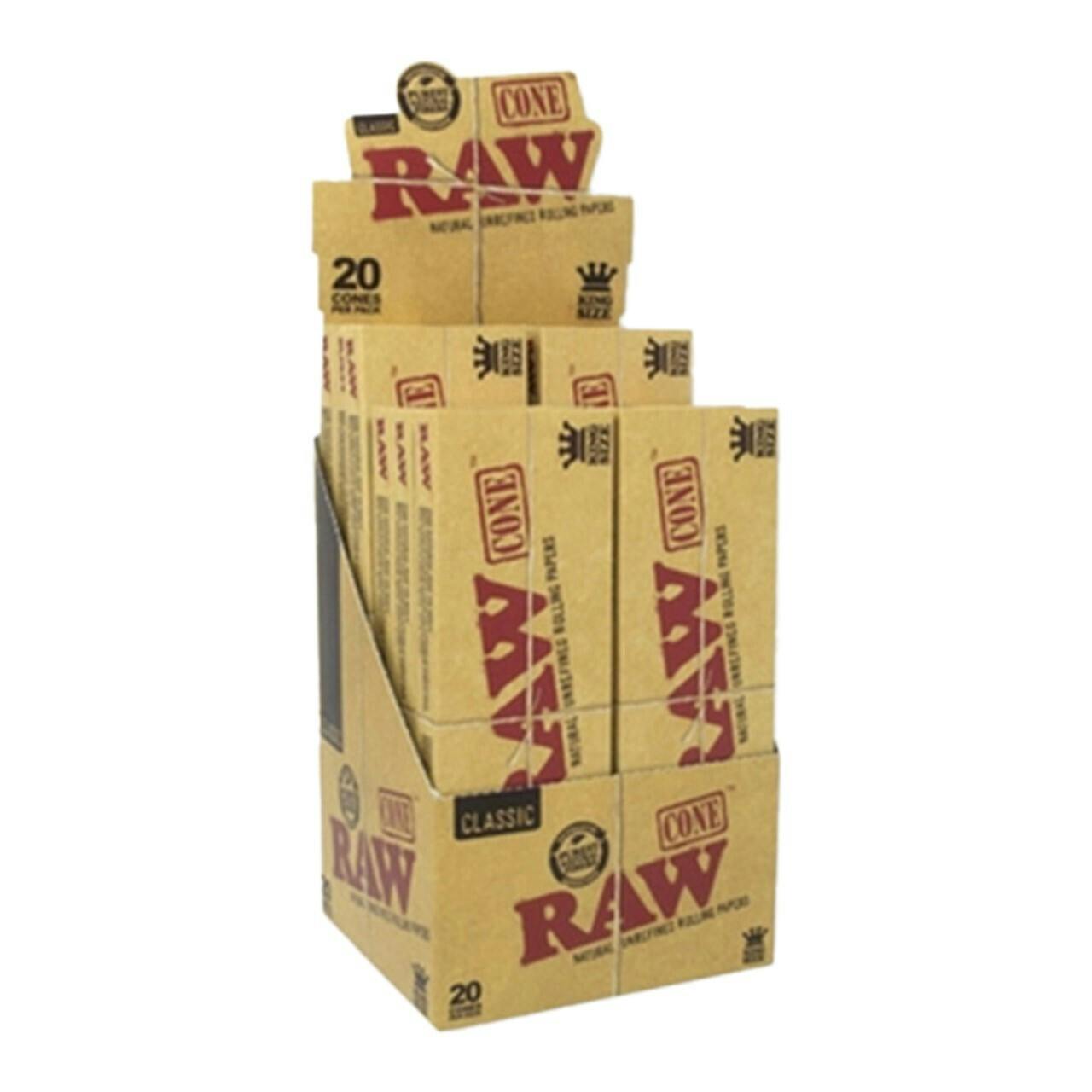 Raw | Cones | 1 1/4" 84mm/24mm 20PK